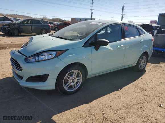 2017 Ford Fiesta SE with VIN 3FADP4BJ0HM171159, listed as a Copart auction lot 43997055 with 0 mi miles and Salvage Title. Bid and sale history available at carsss.com. Image 1.