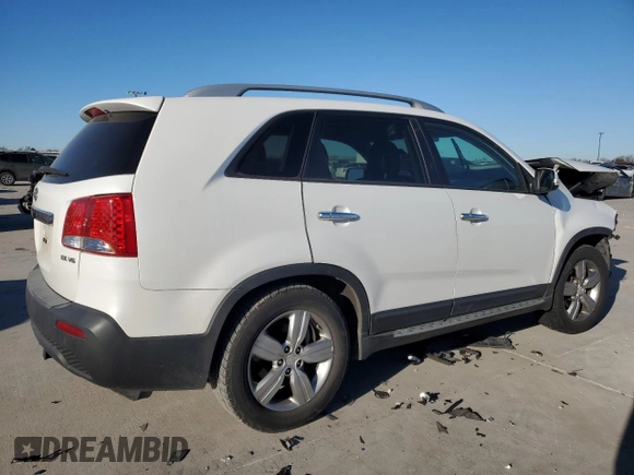 2013 Kia Sorento EX with VIN 5XYKUDA27DG384038, listed as a Copart auction lot 42537575 with 54,637 mi miles and Salvage Title. Bid and sale history available at carsss.com. Image 3.