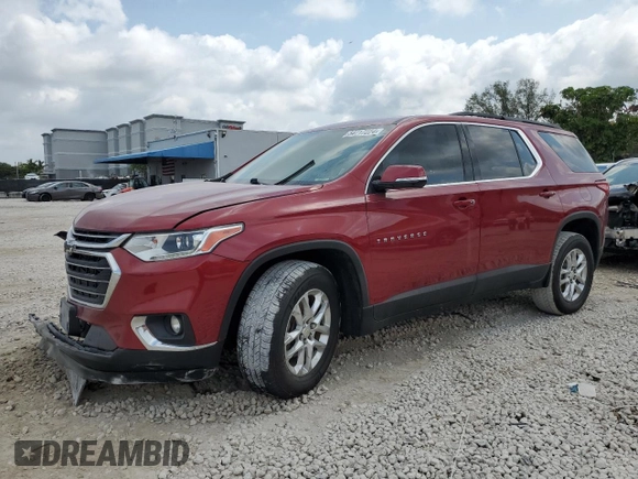 2019 Chevrolet Traverse LT Leather with VIN 1GNERHKW5KJ240757, listed as a Copart auction lot 54717224 with 79,263 mi miles and Non Repairable. Bid and sale history available at carsss.com. Image 1.