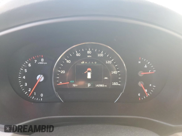2017 Kia Sorento EX with VIN 5XYPHDA56HG318929, listed as a Copart auction lot 78860544 with 142,983 mi miles and Salvage Title. Bid and sale history available at DreamBid. Image 9.