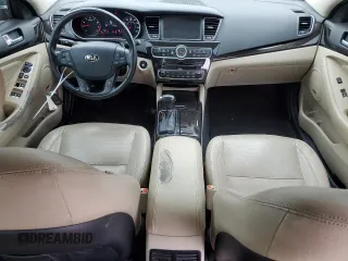 2015 Kia Cadenza Premium with VIN KNALN4D73F5178765, listed as a Copart auction lot 80656994 with 127,085 mi miles and Salvage Title. Bid and sale history available at carsss.com. Image 8.