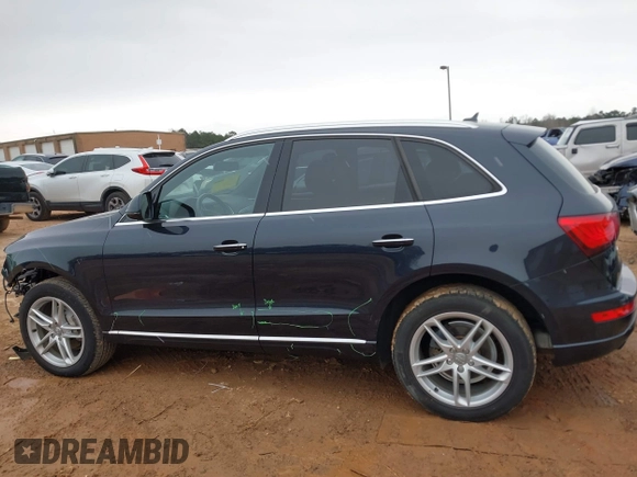 2017 Audi Q5 Premium with VIN WA1C2AFP5HA091896, listed as a IAAI auction lot 41553610 with 124,553 mi miles. Bid and sale history available at carsss.com. Image 14.