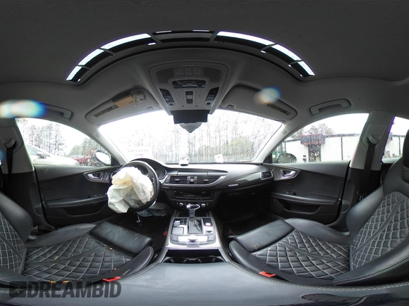 2014 Audi S7 Prestige with VIN WAUW2AFCXEN105101, listed as a IAAI auction lot 41562793 with 1 mi miles. Bid and sale history available at carsss.com. Image 18.