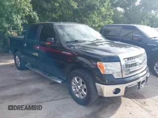 2014 Ford F-150 XL with VIN 1FTFW1CF7EKF90126, listed as a IAAI auction lot 42575200 with 224,485 mi miles and . Bid and sale history available at DreamBid. Image 1.