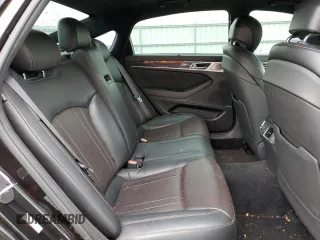 2018 Genesis G80 Sport with VIN KMHGN4JB2JU232239, listed as a Copart auction lot 41812803 with 79,720 mi miles and . Bid and sale history available at carsss.com. Image 10.