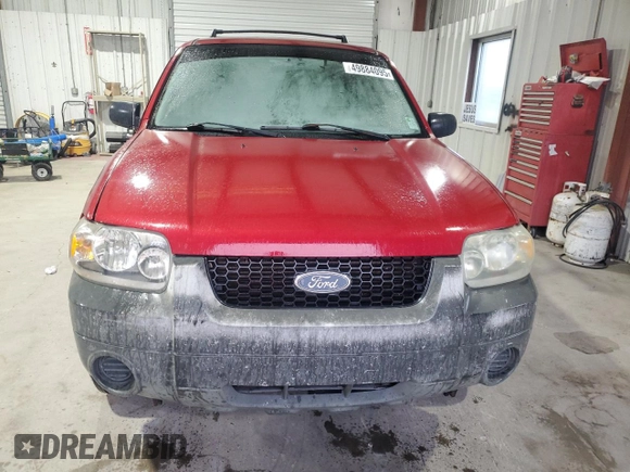 2005 Ford Escape XLS Value with VIN 1FMYU02Z25KD74202, listed as a Copart auction lot 49884095 with 136,025 mi miles and Salvage Title. Bid and sale history available at carsss.com. Image 5.