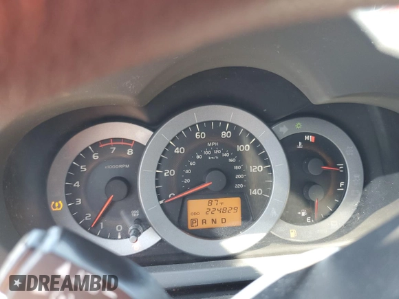 2012 Toyota RAV4 with VIN 2T3BF4DV2CW202973, listed as a Copart auction lot 63831295 with 224,829 mi miles and Clean title. Bid and sale history available at DreamBid. Image 9.