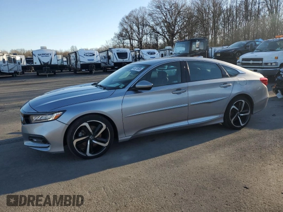 2020 Honda Accord Sport z VIN 1HGCV1F32LA125507, wystawiony jako Copart lot #45313695 z przebiegiem 78 837 mil mil oraz Szkoda całkowita • Salvage title. Historia ofert i sprzedaży dostępna na DreamBid. Obrazek 1.