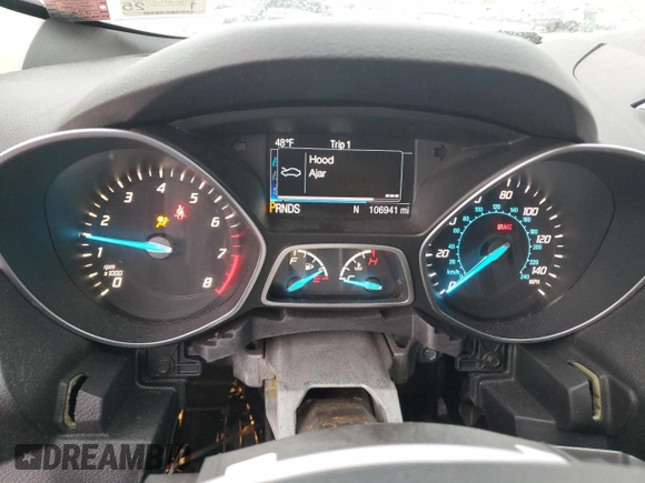 2016 Ford Escape SE with VIN 1FMCU9G97GUA48555, listed as a Copart auction lot 49285395 with 106,941 mi miles and Salvage Title. Bid and sale history available at DreamBid. Image 9.