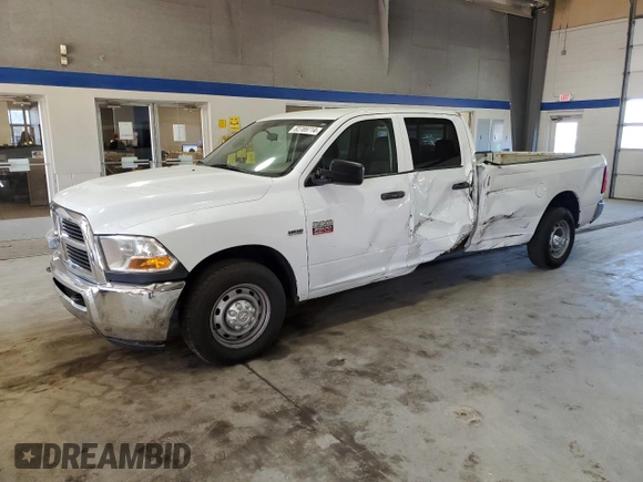 2010 Ram 2500 ST with VIN 3D7TP2CT8AG186559, listed as a Copart auction lot 82789714 with 158,736 mi miles and Salvage title. Bid and sale history available at DreamBid. Image 1.