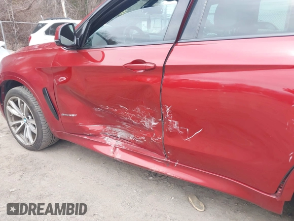 2016 BMW X6 sDrive35i with VIN 5UXKU0C52G0F93330, listed as a IAAI auction lot 41899939 with 126,404 mi miles. Bid and sale history available at carsss.com. Image 6.