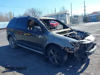 2015 Dodge Journey Crossroad with VIN 3C4PDDGG5FT597039, listed as a IAAI auction lot 42065156 with Not Provided miles. Bid and sale history available at carsss.com. Image 1.