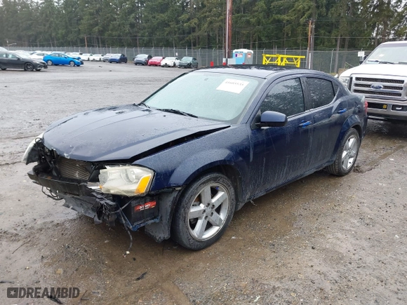 2013 Dodge Avenger SXT with VIN 1C3CDZCG9DN582014, listed as a IAAI auction lot 41605535 with 149,239 mi miles. Bid and sale history available at carsss.com. Image 18.