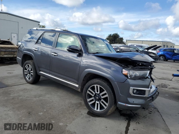 2021 Toyota 4Runner Limited with VIN JTEKU5JR3M5877545, listed as a Copart auction lot 49005505 with 105,372 mi miles and Salvage title. Bid and sale history available at DreamBid. Image 4.