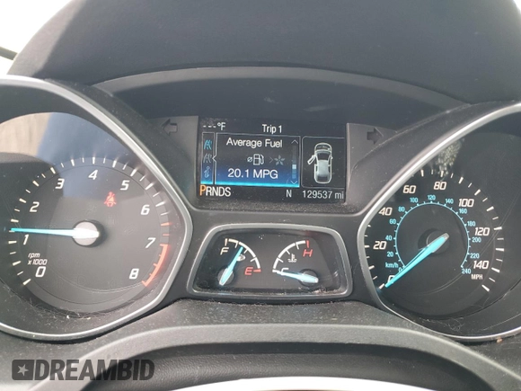 2016 Ford Escape Titanium with VIN 1FMCU9JX6GUB85980, listed as a Copart auction lot 51748715 with 129,537 mi miles and Salvage Title. Bid and sale history available at carsss.com. Image 9.