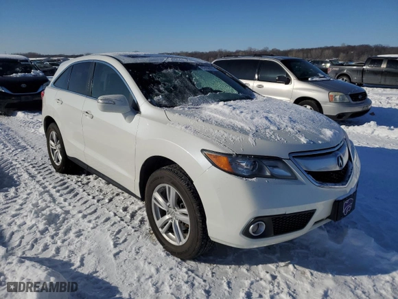 2015 Acura RDX Tech Pkg with VIN 5J8TB4H52FL024582, listed as a Copart auction lot 87456084 with 178,220 mi miles and Salvage Title. Bid and sale history available at carsss.com. Image 4.