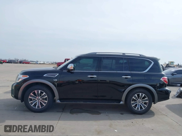 2018 Nissan Armada Platinum with VIN JN8AY2ND3J9050428, listed as a IAAI auction lot 41569768 with 128,904 mi miles. Bid and sale history available at carsss.com. Image 14.