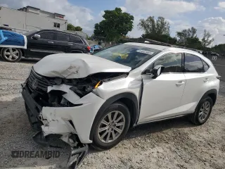 2020 Lexus NX with VIN JTJAARBZXL5015708, listed as a Copart auction lot 51537955 with 72,292 mi miles and Non Repairable. Bid and sale history available at carsss.com. Image 1.