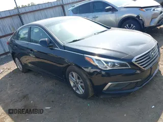2016 Hyundai Sonata SE z VIN 5NPE24AF4GH265009, wystawiony jako IAAI lot #37466193 z przebiegiem Nie podano mil oraz . Historia ofert i sprzedaży dostępna na DreamBid. Obrazek 1.