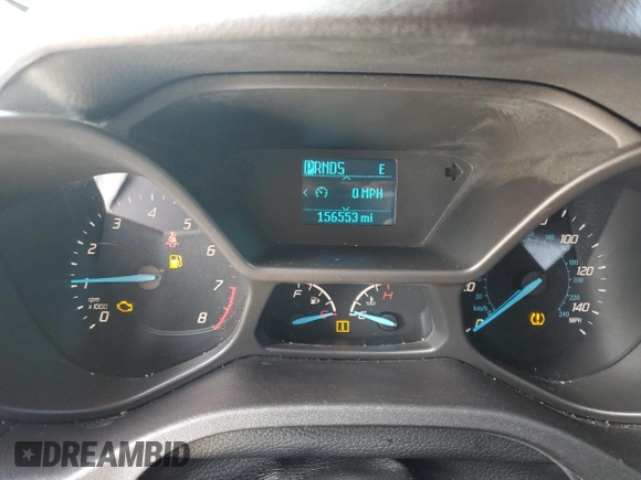 2018 Ford Transit Connect XLT with VIN NM0GE9F77J1372937, listed as a Copart auction lot 59725445 with 156,553 mi miles and Salvage title. Bid and sale history available at DreamBid. Image 9.