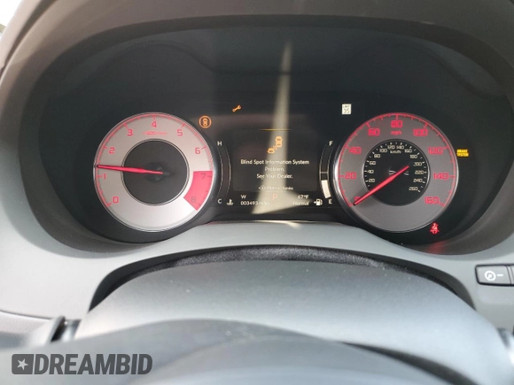 2023 Acura RDX w/A-Spec Package with VIN 5J8TC2H68PL021729, listed as a Copart auction lot 79398404 with 3,493 mi miles and Salvage title. Bid and sale history available at DreamBid. Image 9.