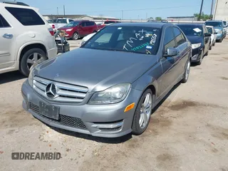 2012 Mercedes-Benz C-Class C 250 Sport with VIN WDDGF4HB7CR198558, listed as a IAAI auction lot 42022223 with 165,758 mi miles. Bid and sale history available at carsss.com. Image 2.