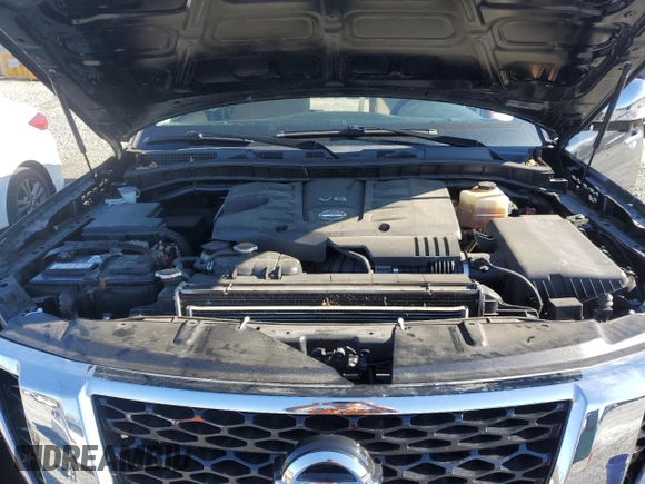 2018 Nissan Armada Platinum with VIN JN8AY2NFXJ9330252, listed as a Copart auction lot 49107385 with 125,596 mi miles and Salvage Title. Bid and sale history available at carsss.com. Image 12.