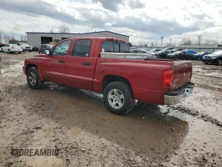 2007 Dodge Dakota SLT with VIN 1D7HW48J87S162047, listed as a Copart auction lot 51101885 with 115,438 mi miles and Salvage Title. Bid and sale history available at carsss.com. Image 2.