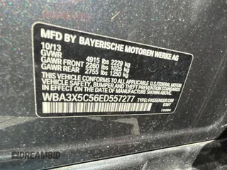 2014 BMW 3 Series 328i Gran Turismo xDrive with VIN WBA3X5C56ED557277, listed as a Copart auction lot 63518355 with 169,897 mi miles and Clean title. Bid and sale history available at DreamBid. Image 10.