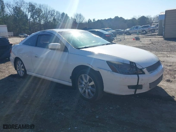 2007 Honda Accord Cpe EX-L with VIN 1HGCM82627A007457, listed as a IAAI auction lot 41498298 with 243,517 mi miles. Bid and sale history available at carsss.com. Image 1.