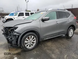 2020 Nissan Rogue SV with VIN JN8AT2MT0LW007628, listed as a Copart auction lot 44175505 with 81,579 mi miles and Salvage Title. Bid and sale history available at carsss.com. Image 1.