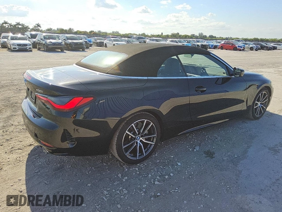 2024 BMW 4 Series 430i z VIN WBA23AT07RCR69286, wystawiony jako Copart lot #56604595 z przebiegiem 24 130 mil mil oraz Tytuł czysty. Historia ofert i sprzedaży dostępna na DreamBid. Obrazek 3.
