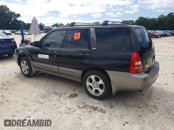 2003 Subaru Forester XS with VIN JF1SG65683H708738, listed as a Copart auction lot 74134674 with 0 mi miles and Salvage Title. Bid and sale history available at carsss.com. Image 2.