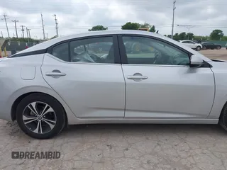 2022 Nissan Sentra SV with VIN 3N1AB8CV5NY257076, listed as a IAAI auction lot 42119939 with 56,226 mi miles. Bid and sale history available at carsss.com. Image 14.