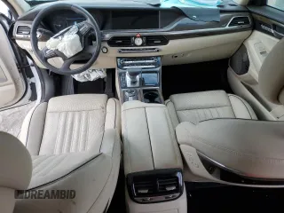 2019 Genesis G90 3.3T Premium with VIN KMTF34JA8KU056555, listed as a Copart auction lot 84553114 with 43,503 mi miles and Non Repairable. Bid and sale history available at carsss.com. Image 8.