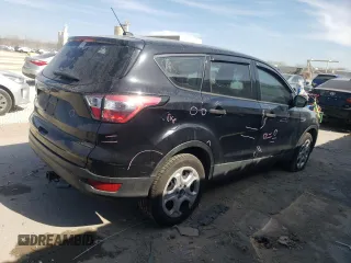 2018 Ford Escape S with VIN 1FMCU0F77JUC80270, listed as a Copart auction lot 45861264 with 124,998 mi miles and Salvage Title. Bid and sale history available at carsss.com. Image 3.