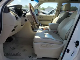 2016 Infiniti QX80 with VIN JN8AZ2NE5G9121014, listed as a Copart auction lot 60242204 with 118,575 mi miles and Salvage Title. Bid and sale history available at carsss.com. Image 7.