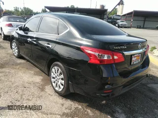 2017 Nissan Sentra S with VIN 3N1AB7AP2HY212907, listed as a IAAI auction lot 33161036 with 82,125 mi miles. Bid and sale history available at carsss.com. Image 3.