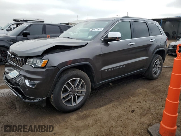 2021 Jeep Grand Cherokee Limited with VIN 1C4RJFBG4MC512494, listed as a Copart auction lot 59637465 with 48,402 mi miles and Salvage title. Bid and sale history available at DreamBid. Image 1.