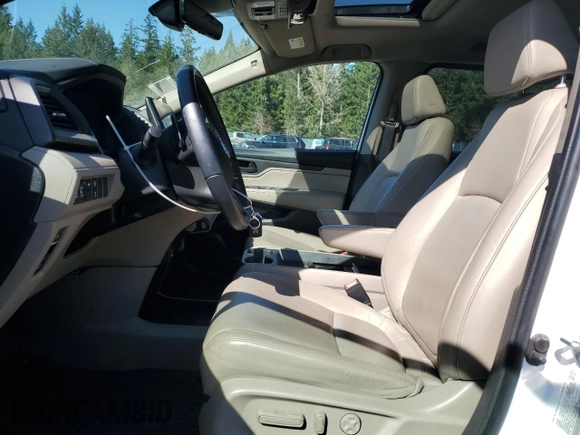 2021 Honda Odyssey EX-L with VIN 5FNRL6H79MB043486, listed as a Copart auction lot 51002515 with 47,998 mi miles and Salvage Title. Bid and sale history available at DreamBid. Image 7.