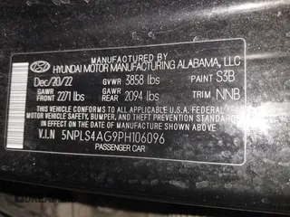2023 Hyundai Elantra SEL with VIN 5NPLS4AG9PH106096, listed as a IAAI auction lot 41913685 with 30,363 mi miles and . Bid and sale history available at DreamBid. Image 9.