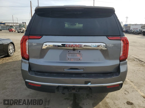 2022 GMC Yukon SLT with VIN 1GKS2BKD0NR115087, listed as a Copart auction lot 81539274 with 43,977 mi miles and Salvage Title. Bid and sale history available at carsss.com. Image 6.