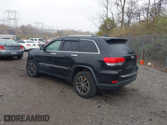 2018 Jeep Grand Cherokee Limited with VIN 1C4RJFBG6JC441584, listed as a IAAI auction lot 40892927 with 72,544 mi miles and . Bid and sale history available at DreamBid. Image 3.