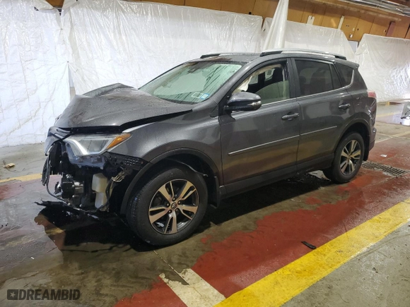 2017 Toyota RAV4 XLE with VIN JTMRFREV5HJ134006, listed as a Copart auction lot 44566055 with 0 mi miles and Salvage Title. Bid and sale history available at carsss.com. Image 1.