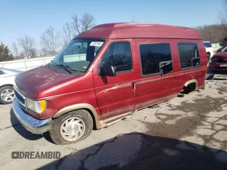 2000 Ford Econoline Cargo Recreational with VIN 1FDRE14L0YHB24667, listed as a Copart auction lot 87927605 with 176,283 mi miles and Salvage Title. Bid and sale history available at carsss.com. Image 1.