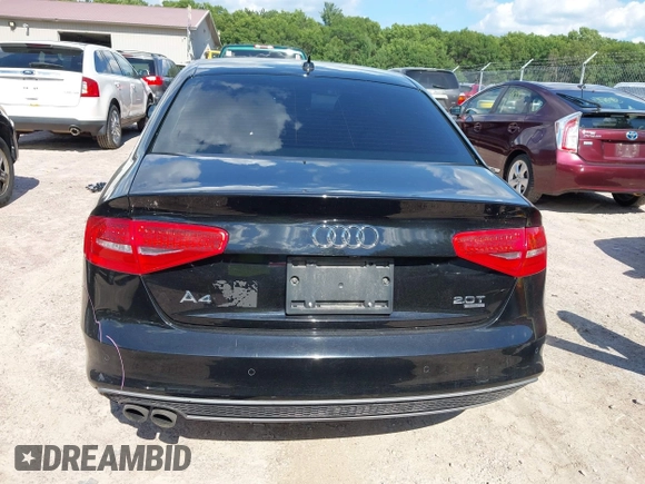 2014 Audi A4 Premium Plus with VIN WAUFFAFL8EA009723, listed as a IAAI auction lot 42651671 with 182,280 mi miles and . Bid and sale history available at DreamBid. Image 16.