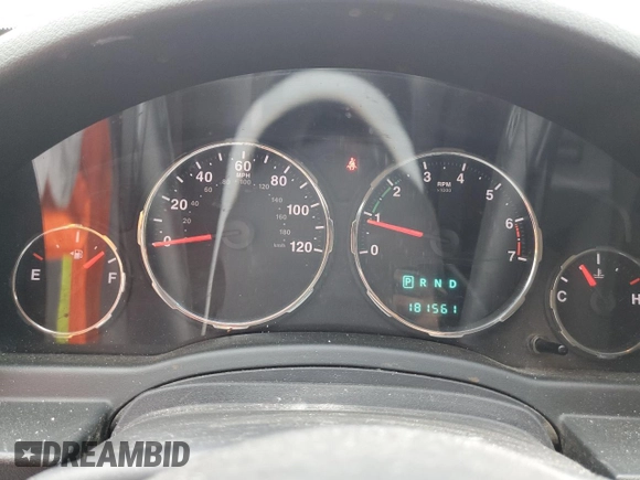 2012 Jeep Liberty Sport with VIN 1C4PJMAK9CW212920, listed as a Copart auction lot 61192785 with 181,561 mi miles and Salvage title. Bid and sale history available at DreamBid. Image 9.