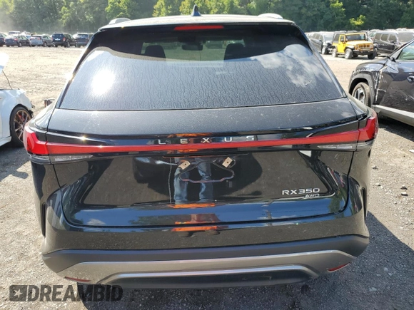 2024 Lexus RX with VIN 2T2BAMCA1RC044475, listed as a Copart auction lot 68661374 with 11,856 mi miles and Salvage Title. Bid and sale history available at carsss.com. Image 6.