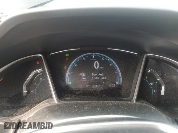 2018 Honda Civic EX-L z VIN JHMFC1F73JX037093, wystawiony jako Copart lot #55289575 z przebiegiem 70 318 mil mil oraz Szkoda całkowita • Salvage title. Historia ofert i sprzedaży dostępna na DreamBid. Obrazek 9.