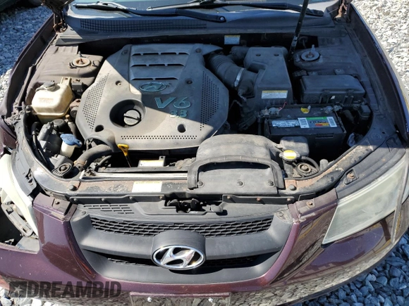 2006 Hyundai Sonata GLS with VIN 5NPEU46F66H012081, listed as a Copart auction lot 53703165 with 131,834 mi miles and Clean Title. Bid and sale history available at DreamBid. Image 11.